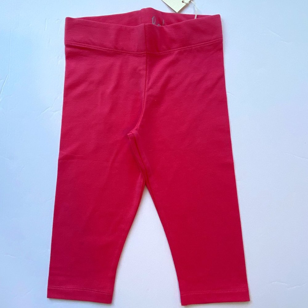 NWT Mini Boden Pink Cropped Leggings